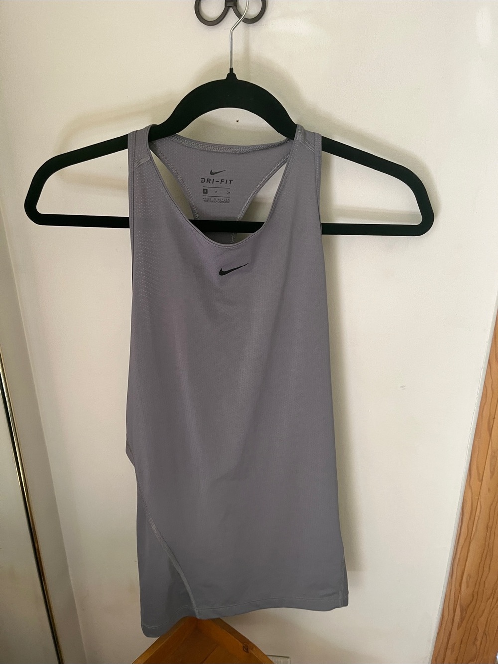 Nike Gray Dri-FIT Racerback Tank